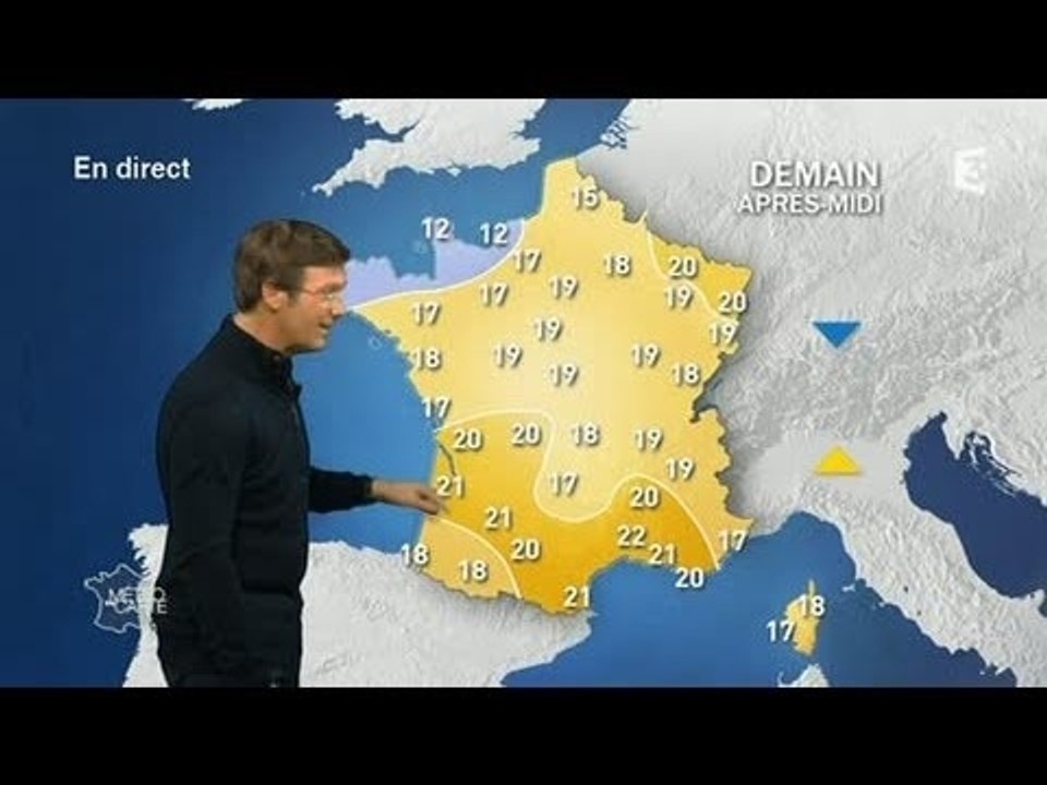 Les prévisions météos à 9 jours du jeudi 13 mars au samedi 22 mars 2014