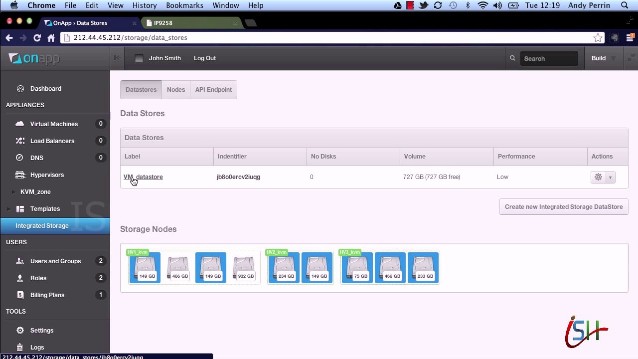 OnApp Storage - ISHost