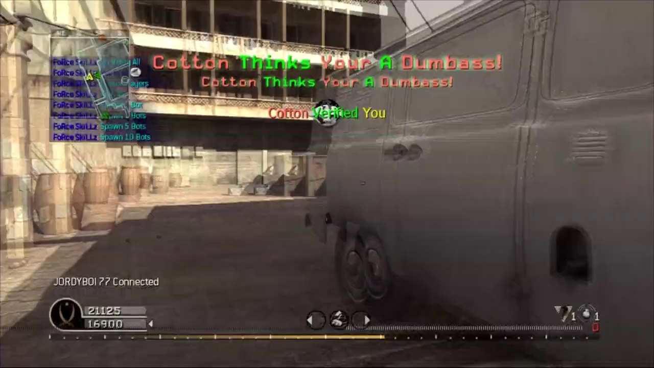 Un putain de Cheater de merde sur COD 4