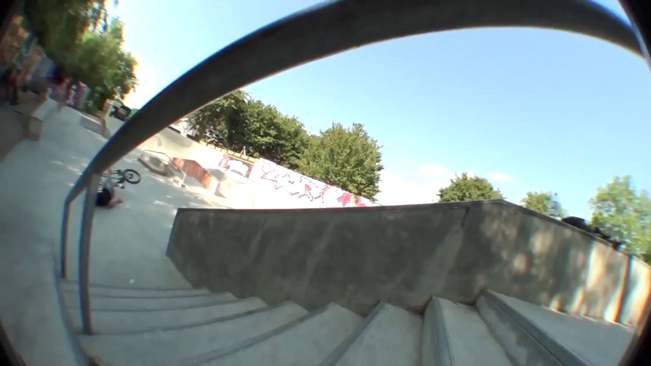 Fail 360 Down Stairs Gone Terribly Wrong - BMX