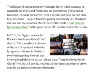 GTA Rockstar Fan | Rockstar and Leslie Benzies 2013 GTA release met with universal acclaim