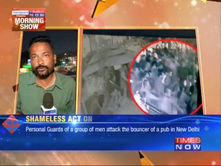 Denied entry, security attacks bouncer