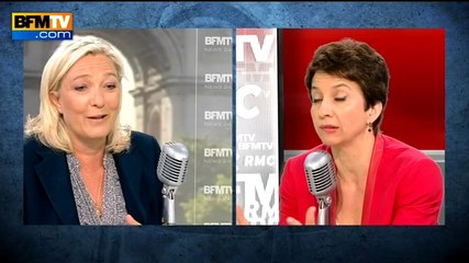 Marine Le Pen: "Le pauvre Jean Jaurès doit se retourner dans sa tombe"