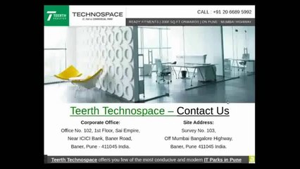 Teerth Technospace, Pune by Teerth Realties