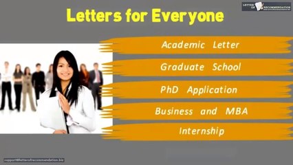 letter of recommendation