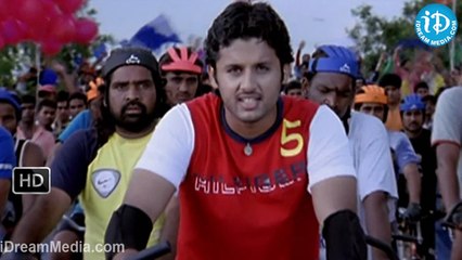 Raam Movie - Nitin Nice Cycle Race Scene