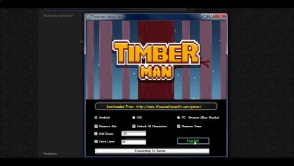 Timberman Cheats Hacks - 100% Success Rate - Unlimited Everything