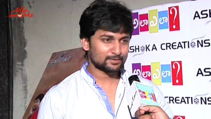 Nani talks about Ala Ela Movie