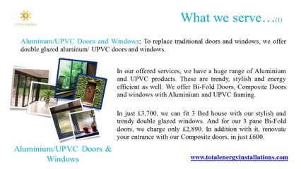 Total Energy installations- An Overview