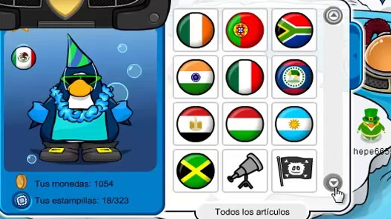 PlayerUp.com - Buy Sell Accounts - Ultrarare penguin for sale,blue lei (on manage) [SOLD](1)