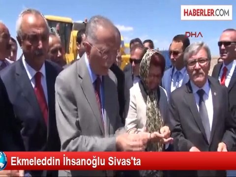 Cumhurbaşkanı Adayı Ekmeleddin İhsanoğlu Sivas'ta