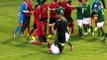 Shocking Scenes As Mexican Player Kicks Northern Ireland Player In The HEAD During Milk Cup Match