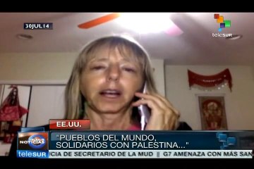 Medea Benjamin hace un llamado a la solidaridad mundial con Palestina