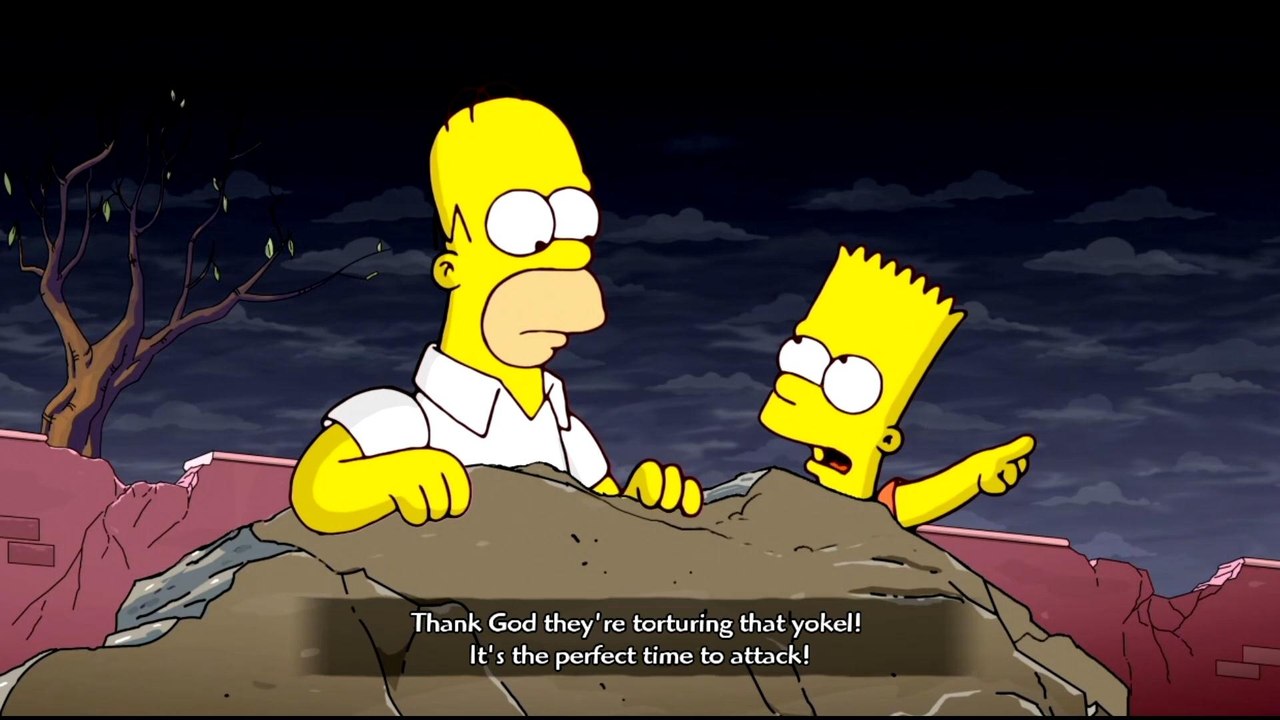 The Simpsons Game Walkthrough Part 9 - Invasion of the Yokel-Snatchers [HD 1080p] (Xbox360)