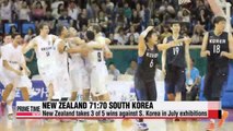 New Zealand beats South Korea at the buzzer in basketball friendly