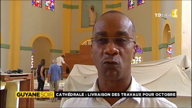 Travaux cathédrale Saint Sauveur à Cayenne