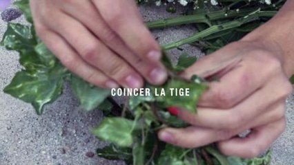 Tuto coiffure : la couronne de fleurs