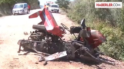 Tokat'ta traktör devrildi: 2 yaralı