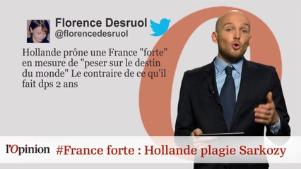 #tweetclash : #France forte : Hollande plagie Sarkozy