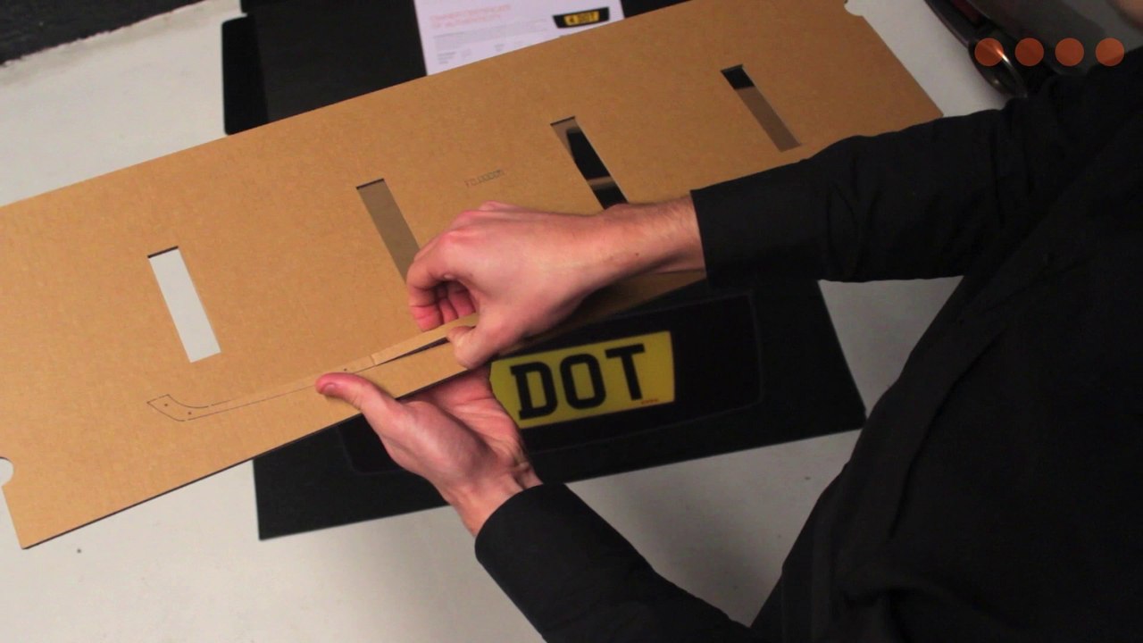 Guide: How To A Fit Rear Affinity Plate (Custom Number Plates) - fourdot.co.uk