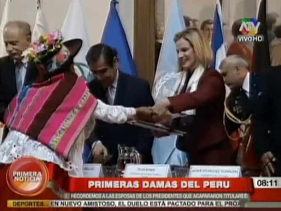 La presencias de las primeras damas