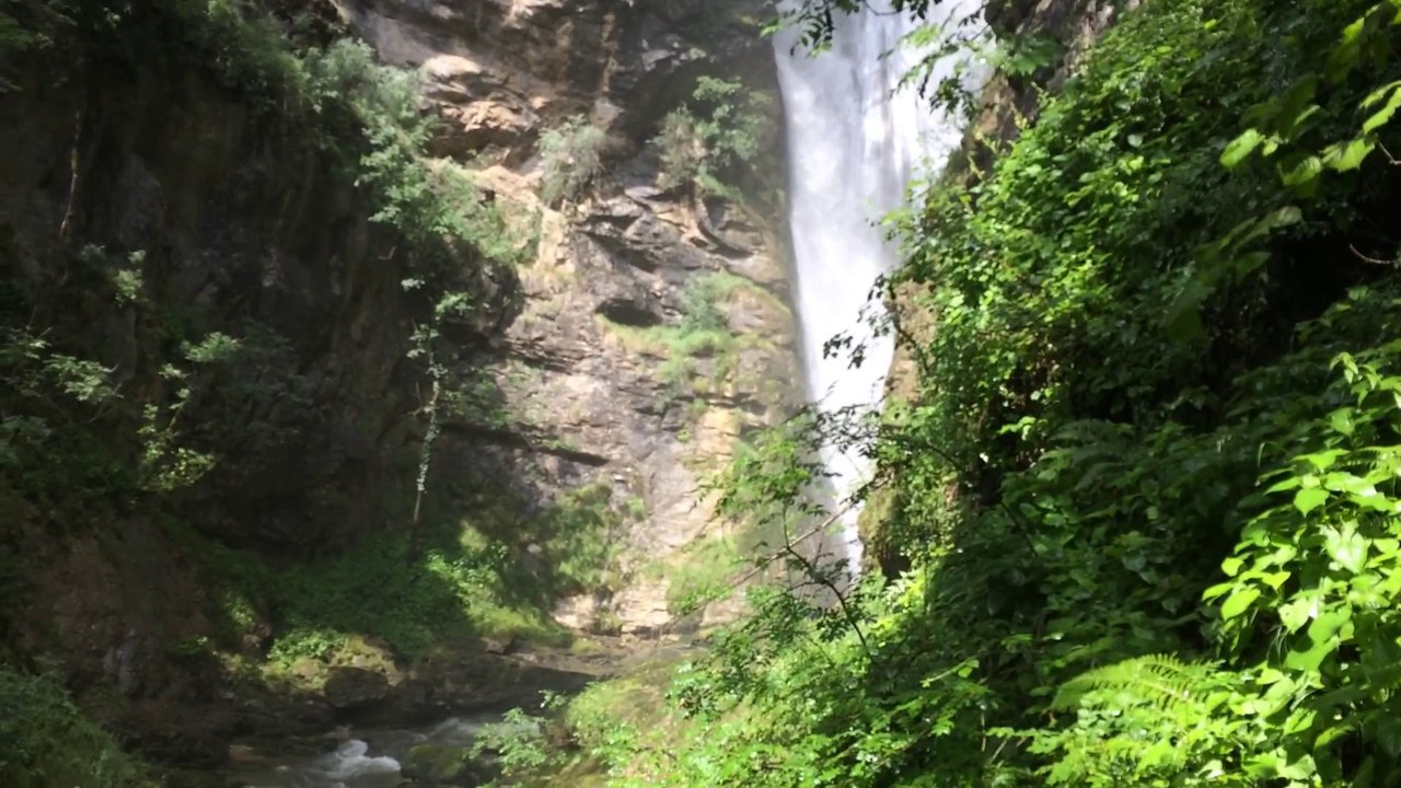 Cascade de la doria saint jean d arvey Savoie