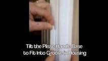 How to Install a Plisse Retractable Screen Handle