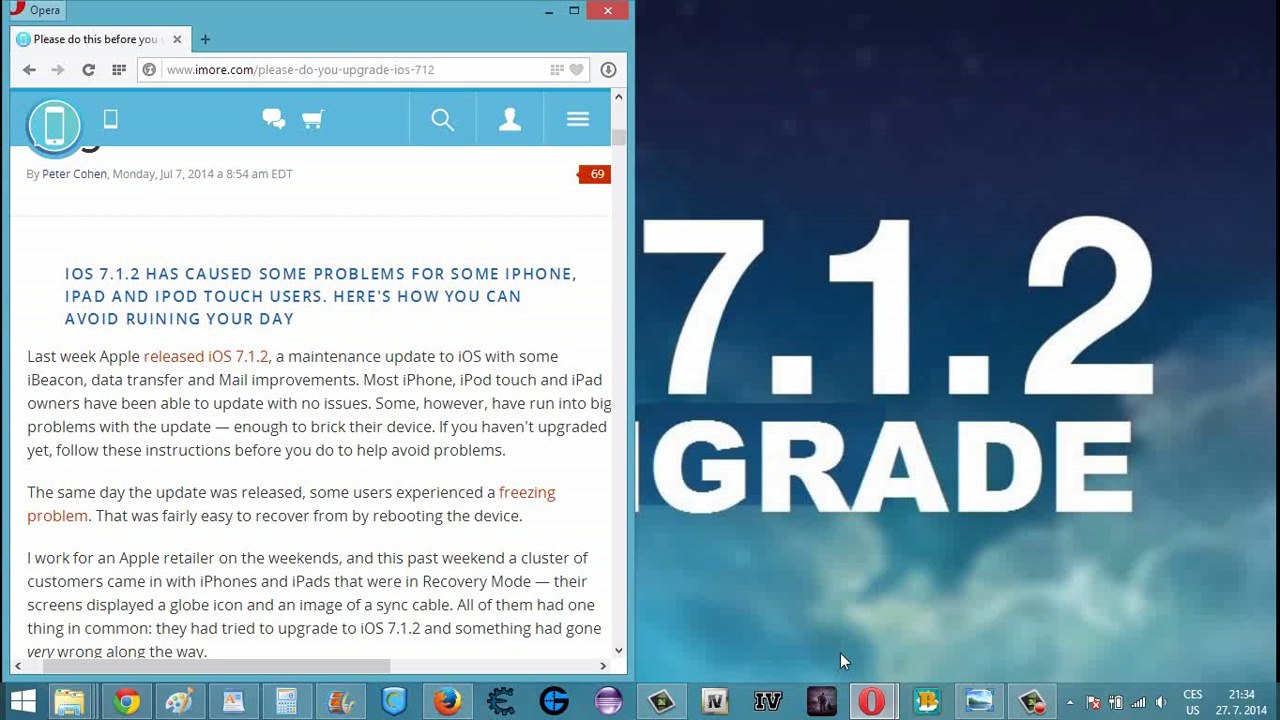 iOS 7.1.2 downgrade to iOS 7.1, iOS 7.0.6, 7.0.4 iPhone 4, 4s, 5, 5c, 5s