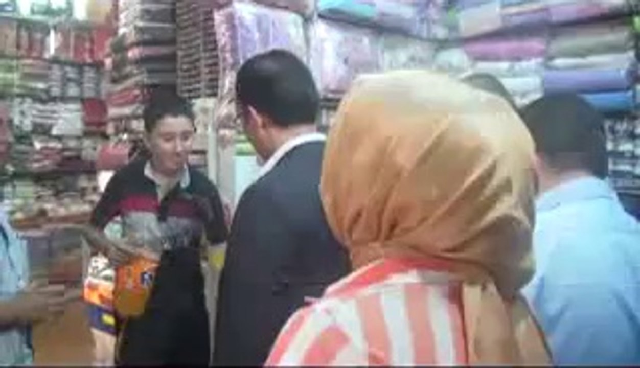 UŞAK BELEDİYE BAŞKANU NURULLAH CAHAN'IN ESNAF ZİYARETİ