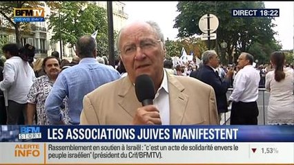 BFM Story: Rassemblement pro-israélien: les associations juives manifestent – 31/07