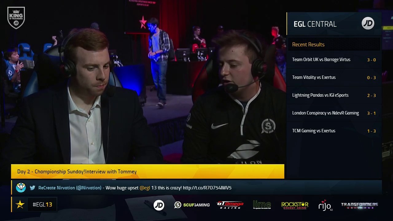 EGL13 : Post Winners Semi : Tommey Interview