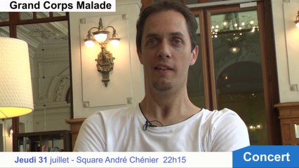 Grand Corps Malade en concert gratuit au Festival Off  de Carcassonne :