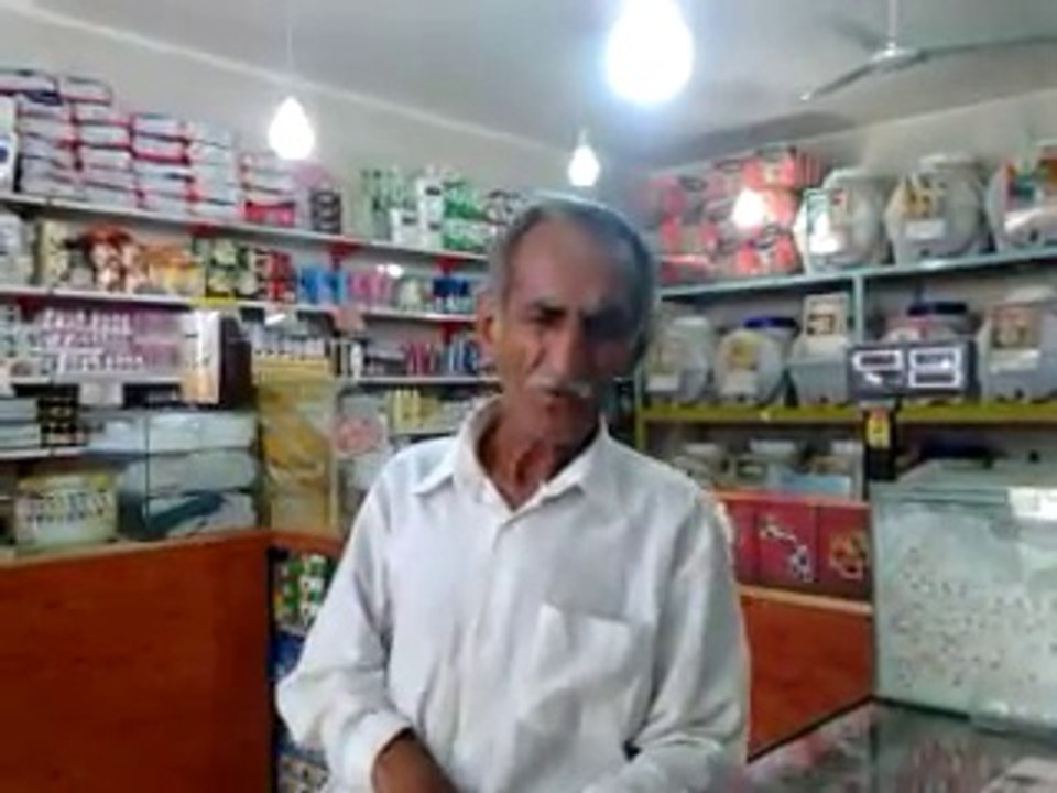 Funny crazy old Man