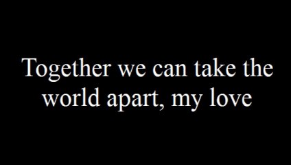 Garbage The World Is Not Enough with Lyrics (James Bond The World Is Not Enough Theme Song)