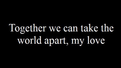 Garbage The World Is Not Enough with Lyrics (James Bond The World Is Not Enough Theme Song)