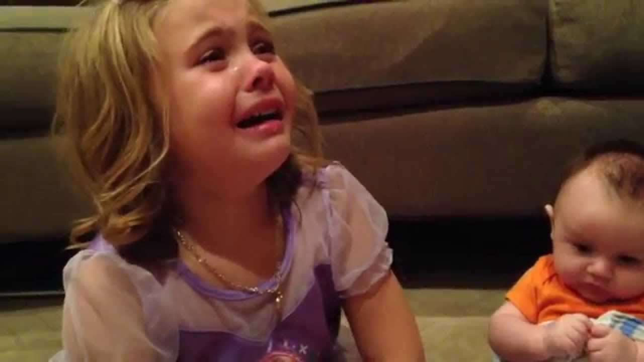 Sadie doesn't want her brother to grow up. CUTE OVERLOAD!!