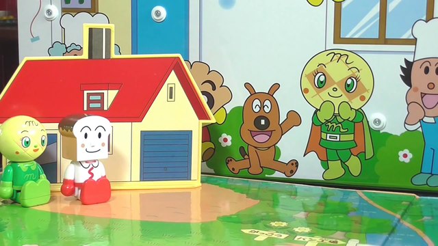anpanman toys cartoon アンパンマン　おもちゃでアニメｗｗ わいわいバイキン城
