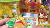anpanman toys cartoon アンパンマン　おもちゃでアニメｗｗ　ハンバーガー屋さん