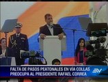 Correa: “Quito tiene las mejores vías de acceso de toda la región”