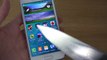 Samsung Galaxy S5 Mini - Knife Screen Test (4K)