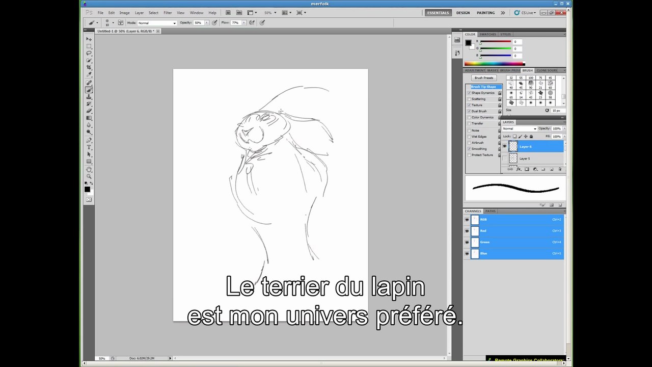 Les Cinq Légendes - Apprendre à dessiner les personnages (1) VOST