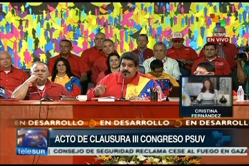 Maduro ratifica a Cabello como primer vicepresidente del PSUV
