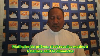 MATINALE DE PRIERE DU 2 AOUT 2014