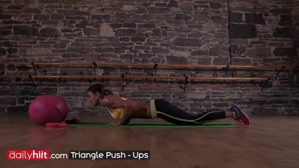 Diamond Push Up - TheDailyHiit