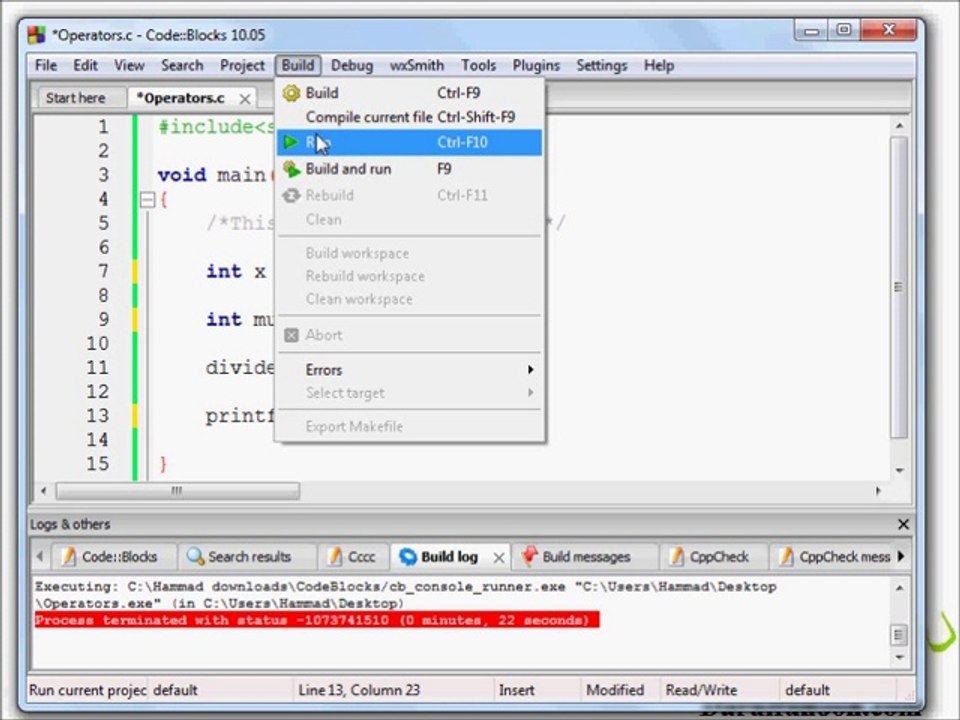 15 Mathematical Operators - Basic Programming in C (Urdu)