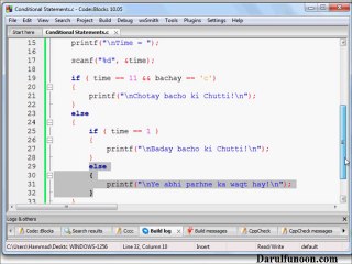 25 Nested If Else Statements Part 1 - Basic Programming in C (Urdu)