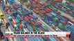 Korea's trade balance in black for 30th month; concerns over exports to China continue