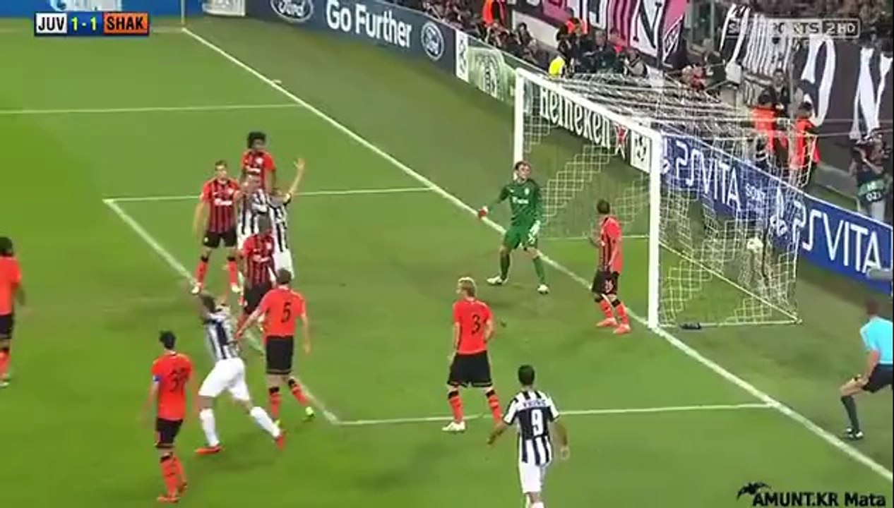 Juventus - Shaktar Donetsk 1-1 (02.10.2012) 2a Giornata, Gironi Champions League.