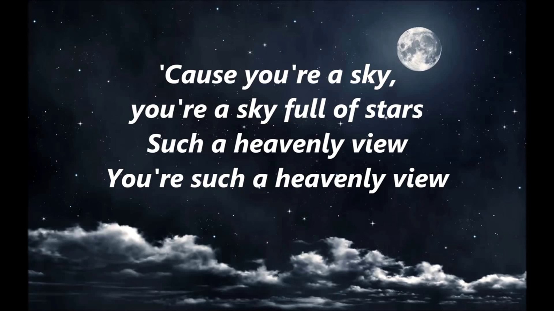 coldplay a sky full of stars lyrics - video Dailymotion