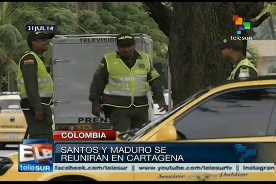 Colombia: Santos y Maduro se reunirán en Cartagena